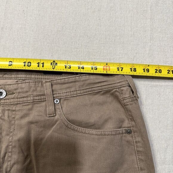 AG Adriano Goldschmied Pants Mens Everett 36x32 Brown Sueded Soft Slim Straight - Picture 8 of 8